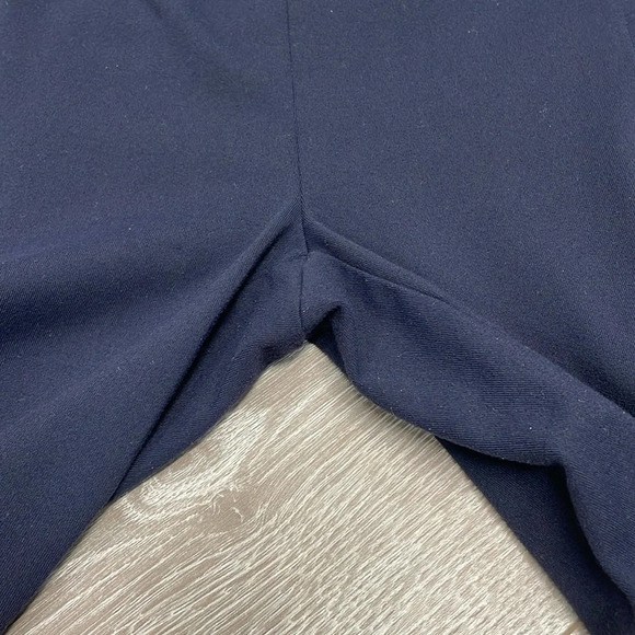 T by Talbots High Waist Legging Navy Blue Slash Pockets SP - Picture 14 of 15